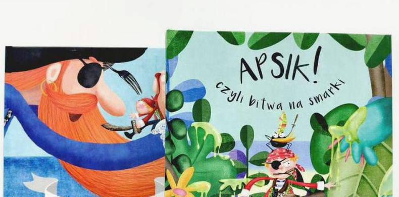 Apsik! Czyli bitwa na smarki – ilustrowana książka dla dzieci autorstwa Alicii Acosty